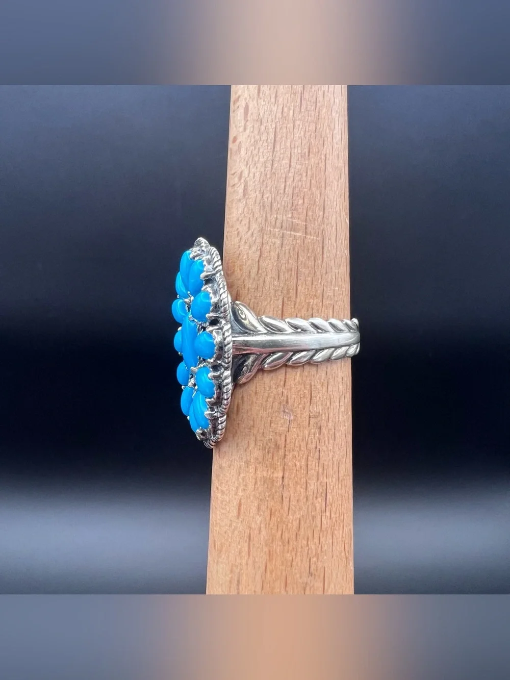 Carolyn Pollack American West Cluster Ring